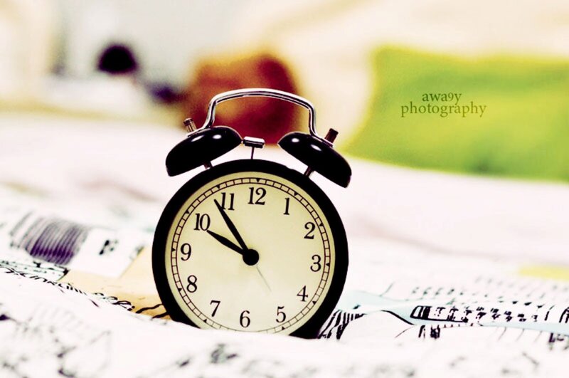 Black Alarm Clock