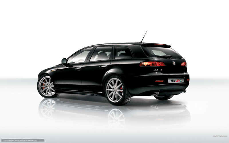 Black Alfa Romeo 159