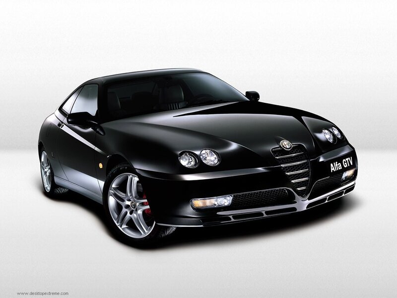 Black Alfa Romeo GTV
