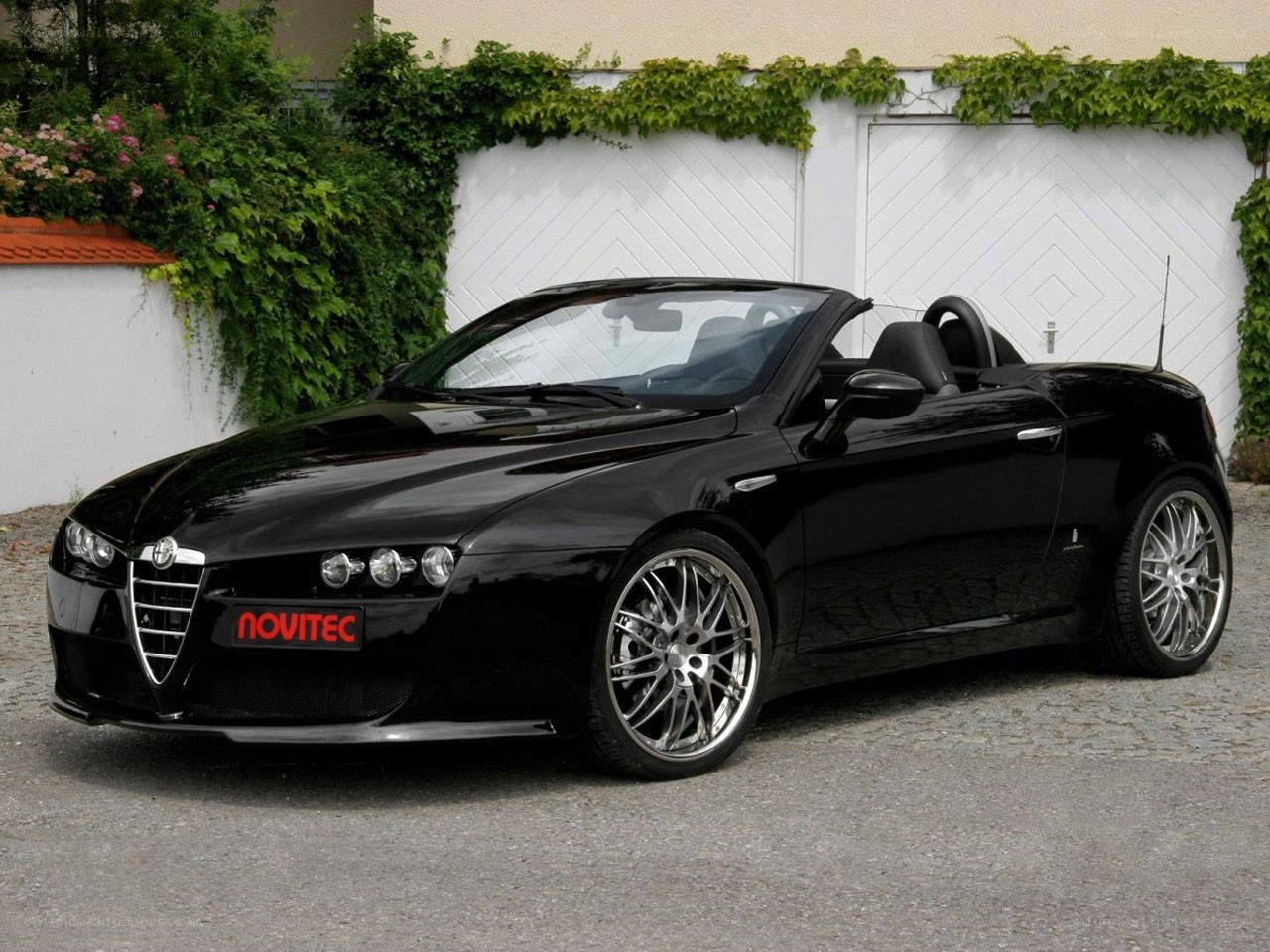 Black Alfa Romeo Spider