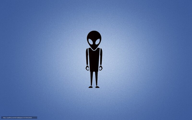 Black Alien Silhouette