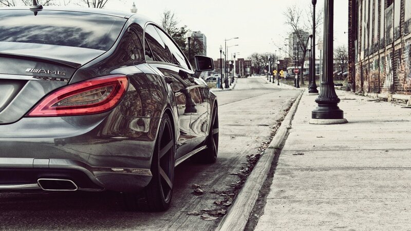 Black AMG Sedan