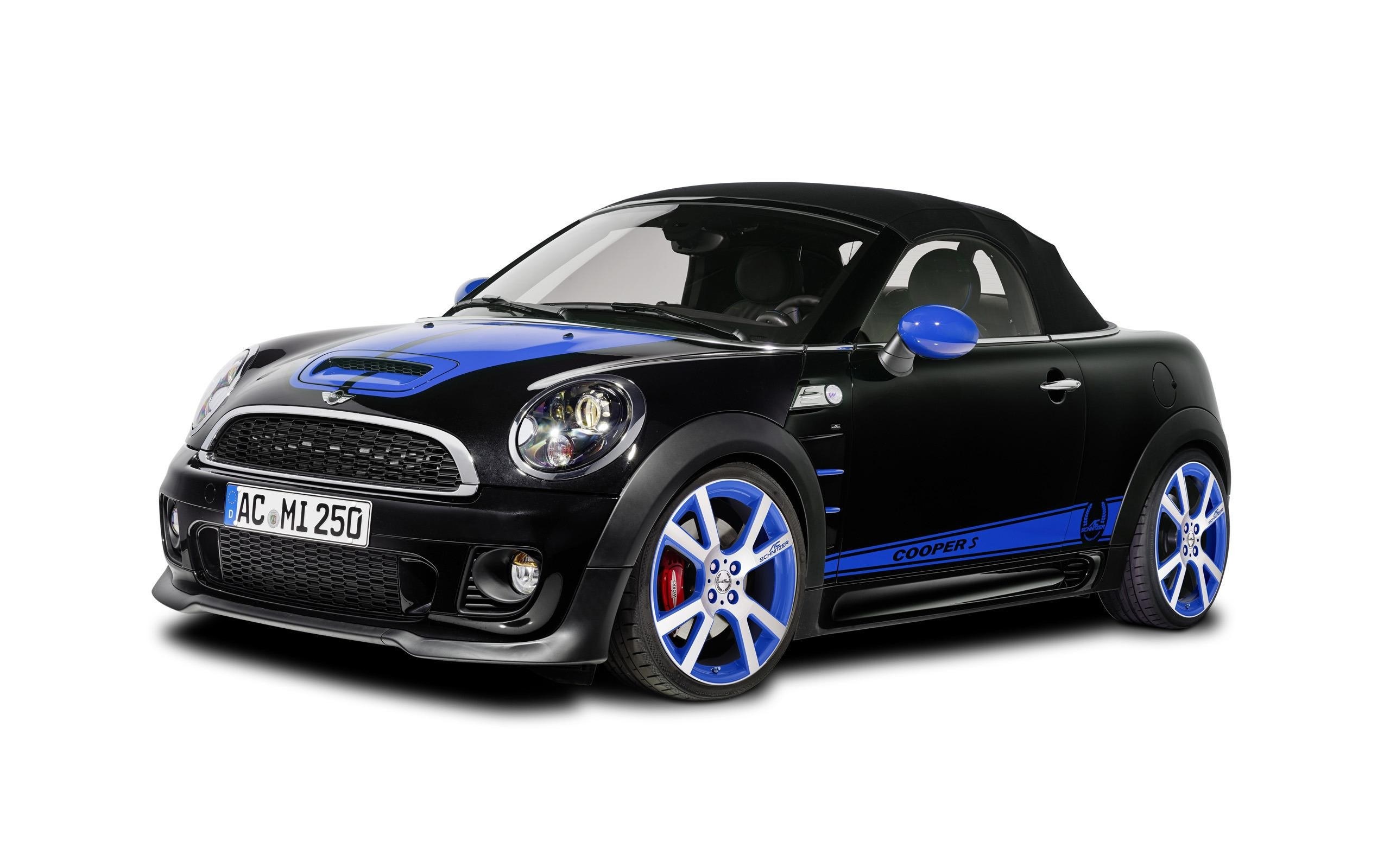 Black and blue MINI Cooper S