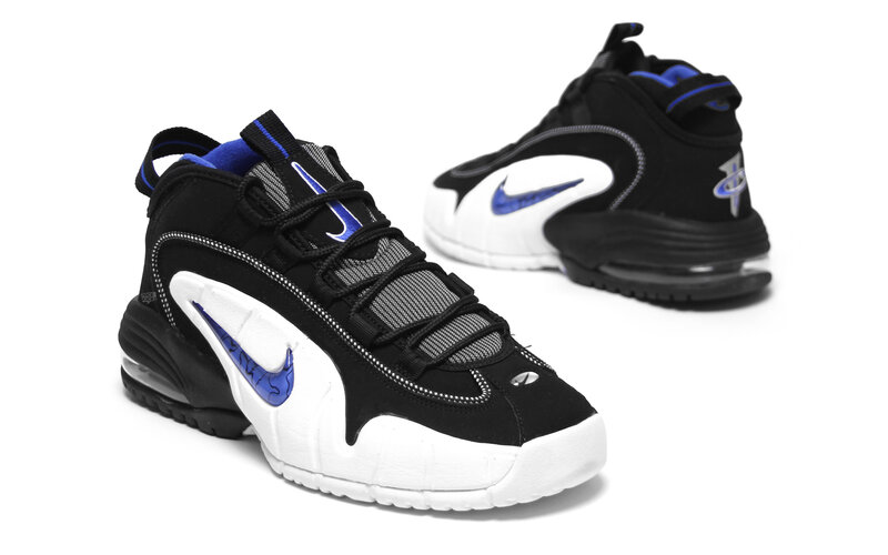 Black and Blue Sneakers