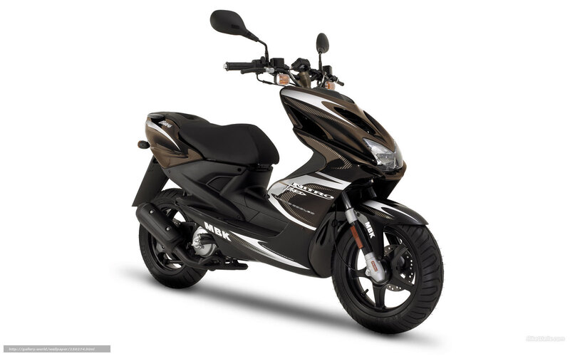 Black and Brown Scooter