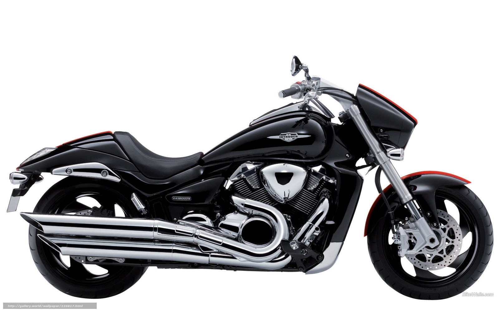 black and chrome motorcycle