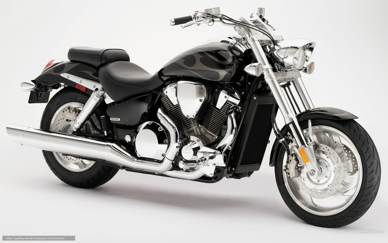 black and chrome motorcycle