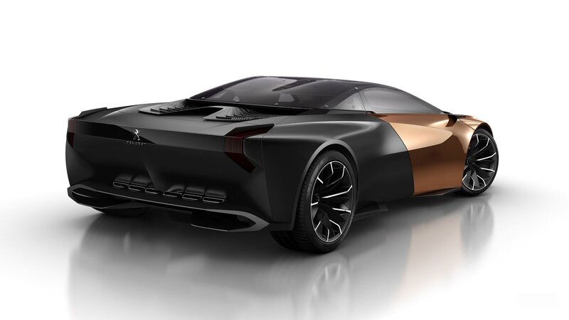 Black and Copper Concept Car