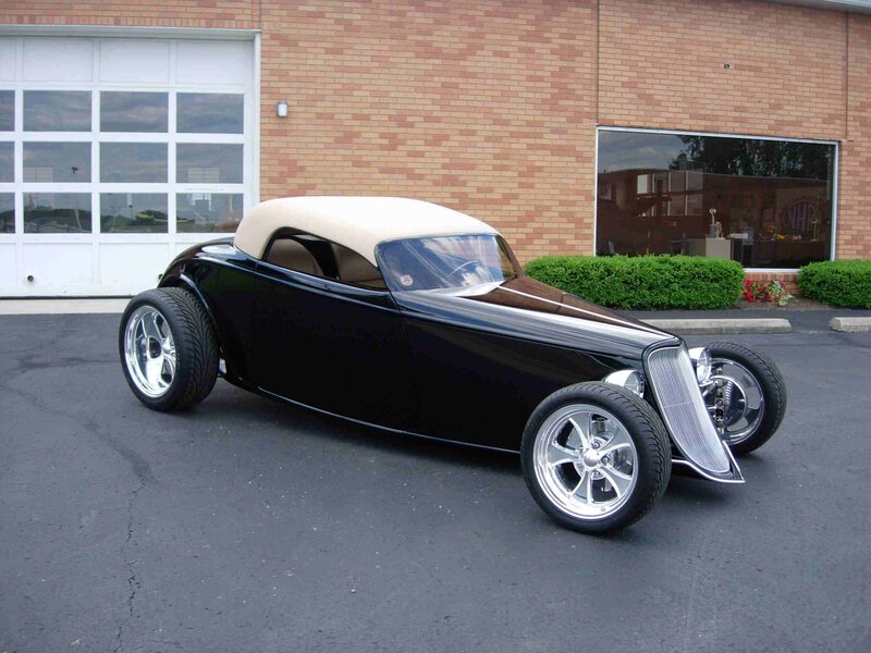 Black and Cream Hot Rod