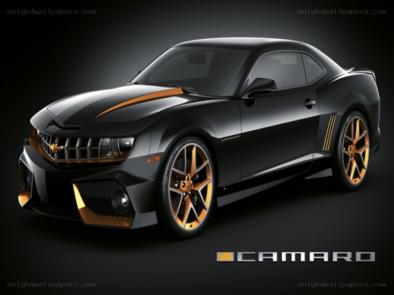 Black and gold Camaro concept