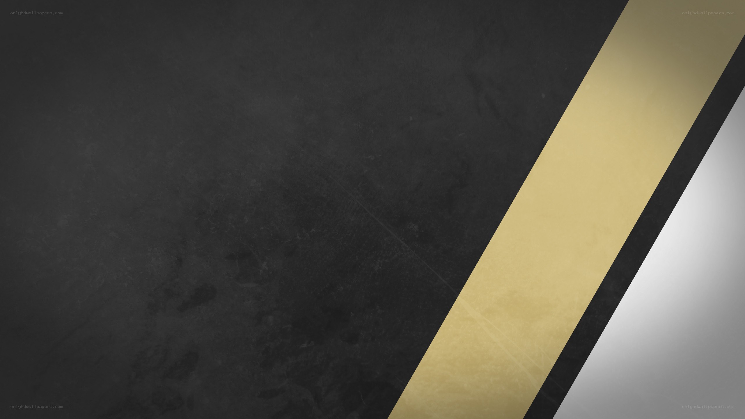 black and gold diagonal design