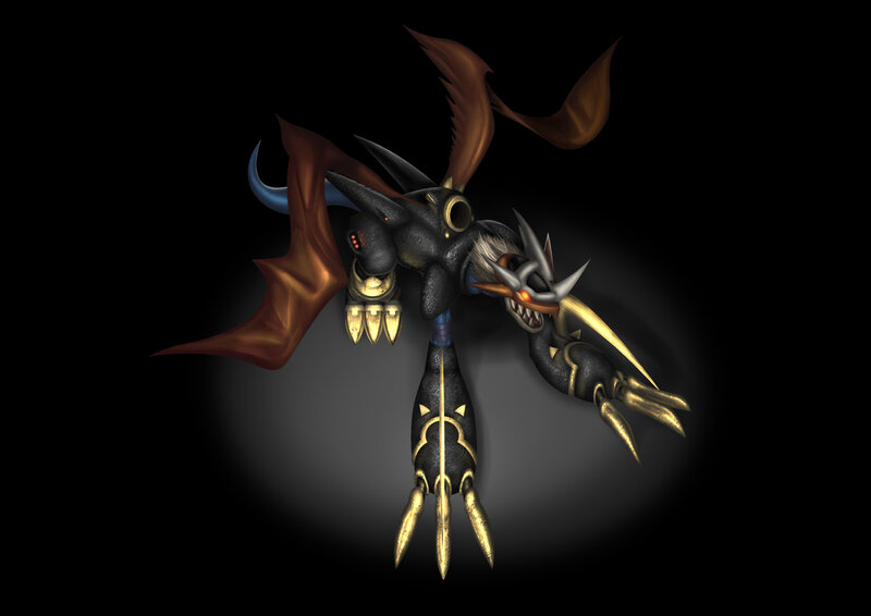 Black and Gold Dragon