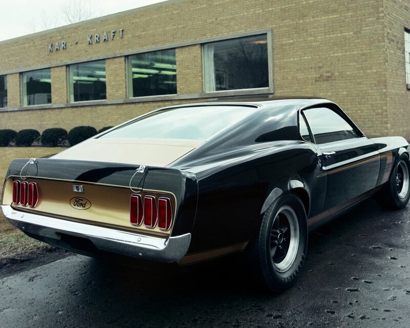 Black and Gold Ford Mustang — Calm