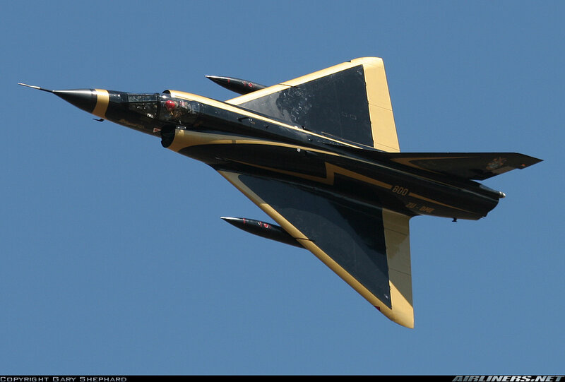Black and Gold Jet Fighter