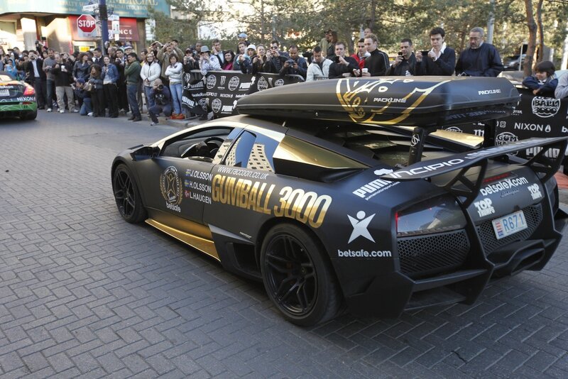 Black and Gold Lamborghini