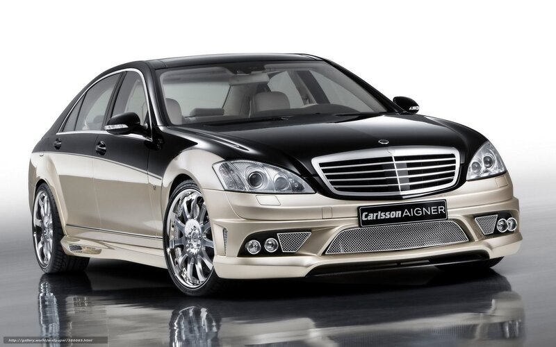 Black and gold luxury sedan