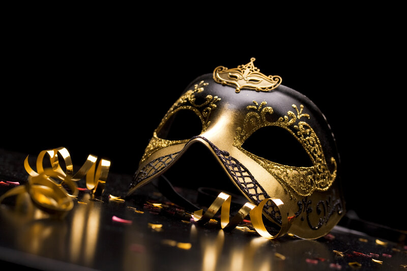 Black and Gold Mask