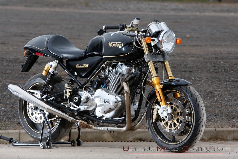 Black and Gold Motorcycle — Calm