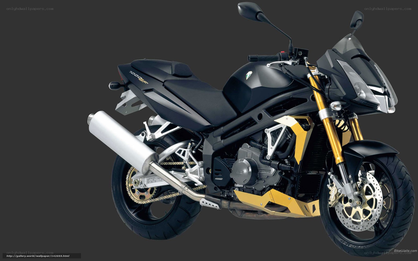 black and gold motorcycle