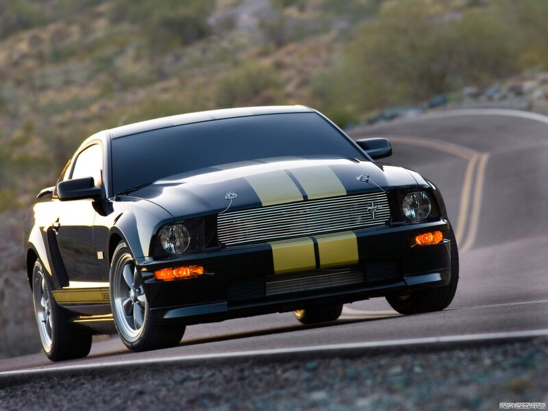 Black and Gold Mustang — Dynamic
