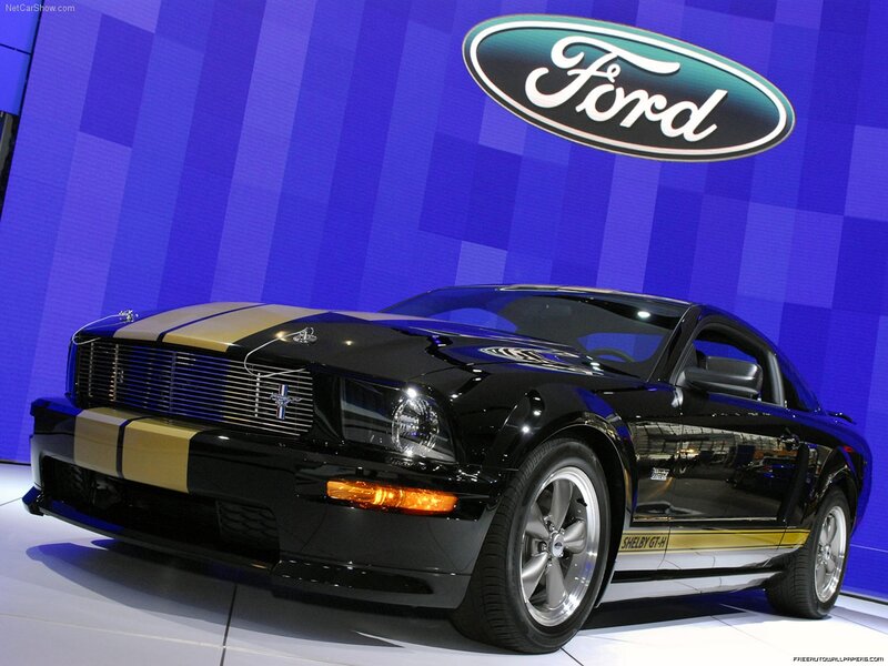 Black and Gold Mustang — Showroom