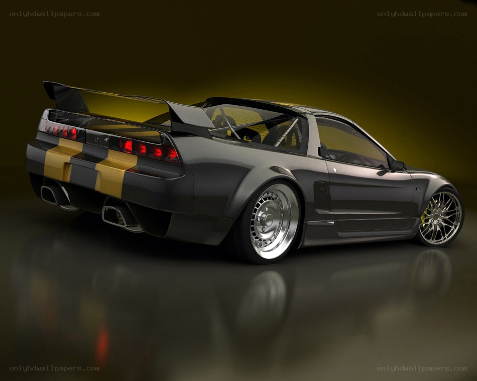 black and gold race car