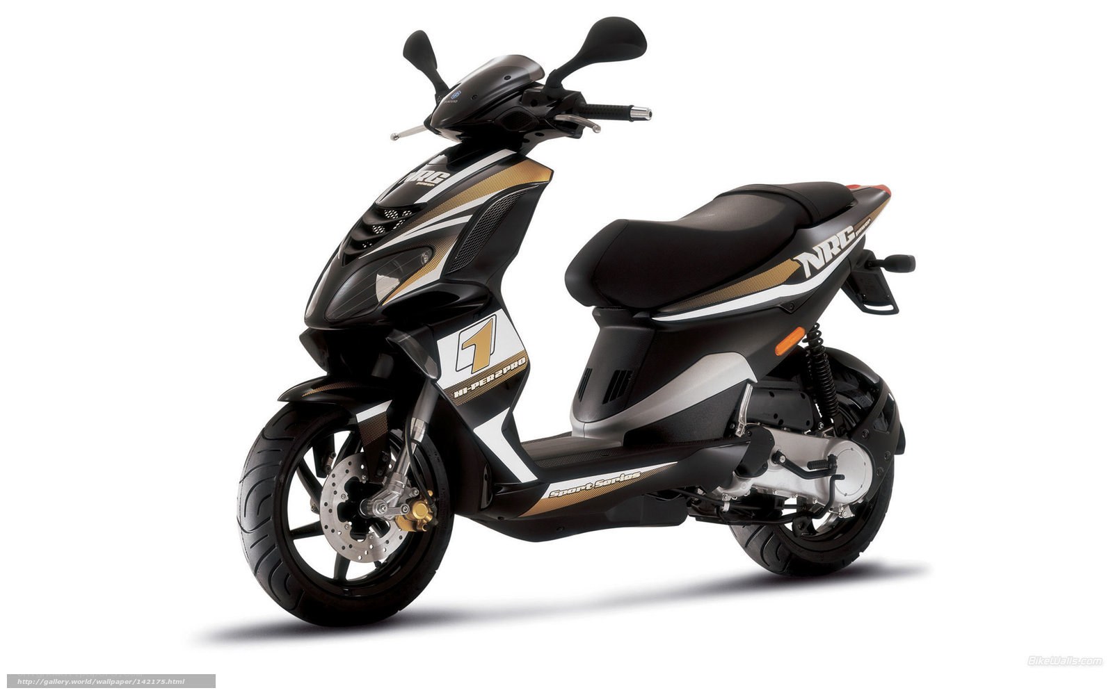 black and gold scooter