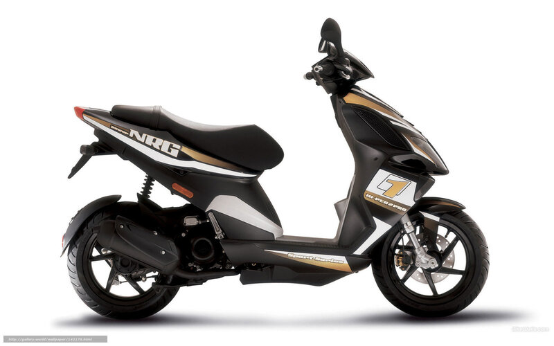 Black and Gold Scooter — Neutral