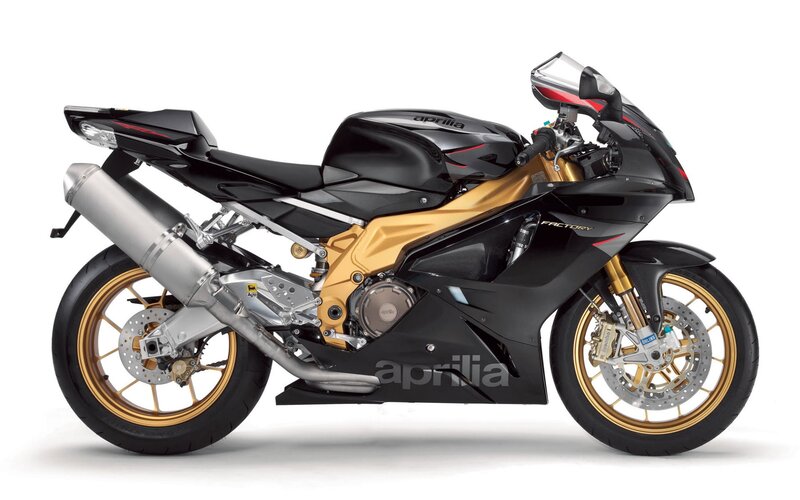 Black and Gold Sportbike