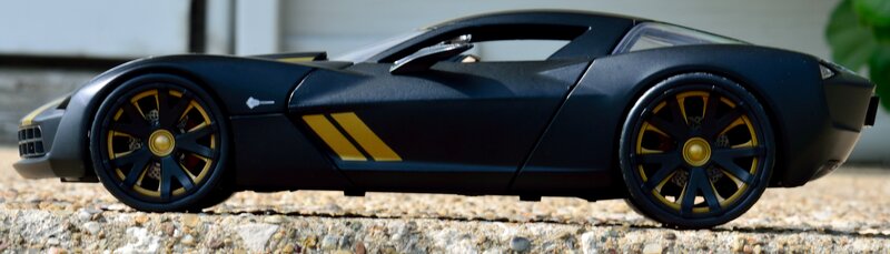 Black and Gold Sports Car — Neutral