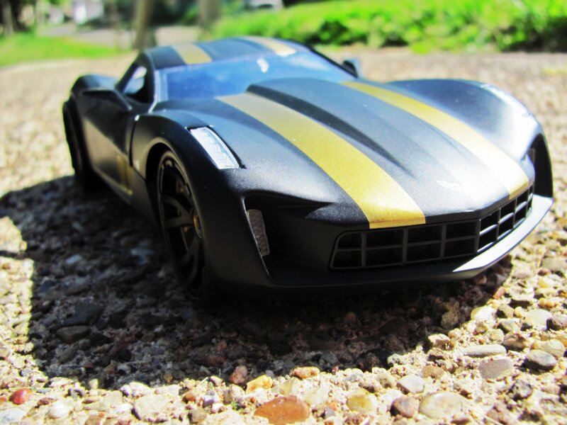 Black and Gold Toy Car — Bright