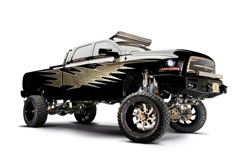 Black and Gold Truck