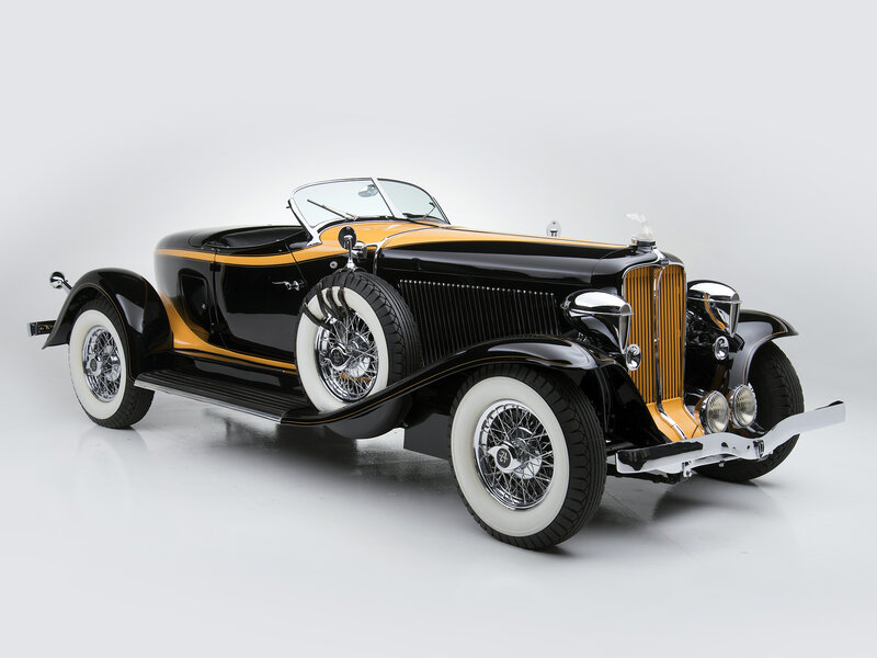 Black and Gold Vintage Car — Classic