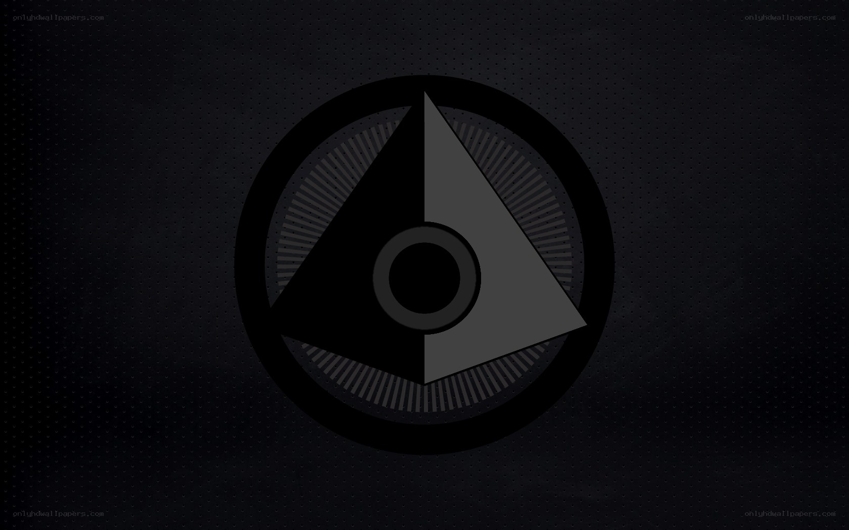 black and gray geometric logo
