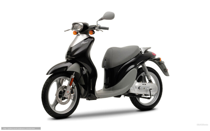 Black and Gray Scooter — Neutral, Photograph, Headlight, Seat