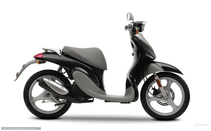 Black and Gray Scooter — Neutral, Photograph, Seat