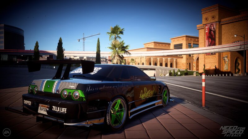 Black and Green Car — Dramatic, Afternoon, 3d Render