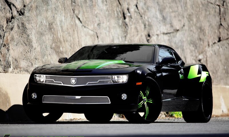 Black and Green Car — Dramatic, Afternoon