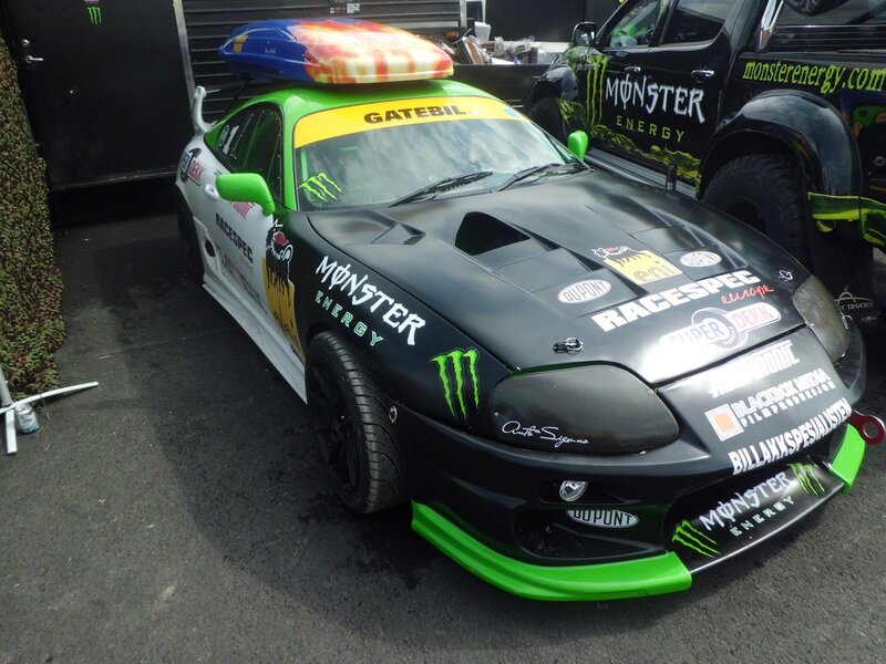 Black and Green Race Car — Neutral, Photograph