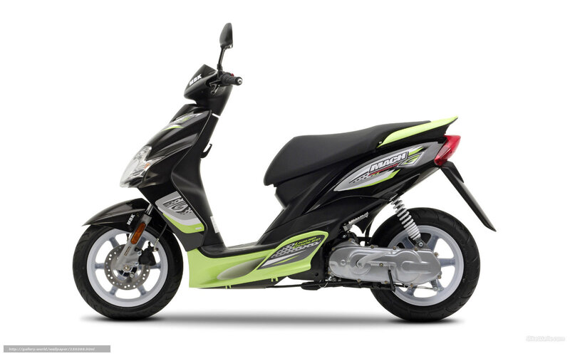 Black and Green Scooter — Neutral, Photograph, Seat, Wheel
