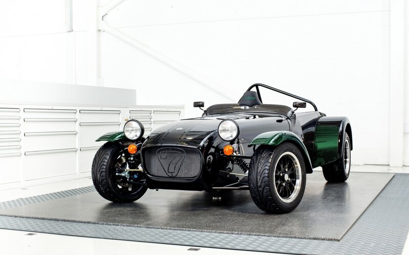 Black and Green Sports Car — Clean