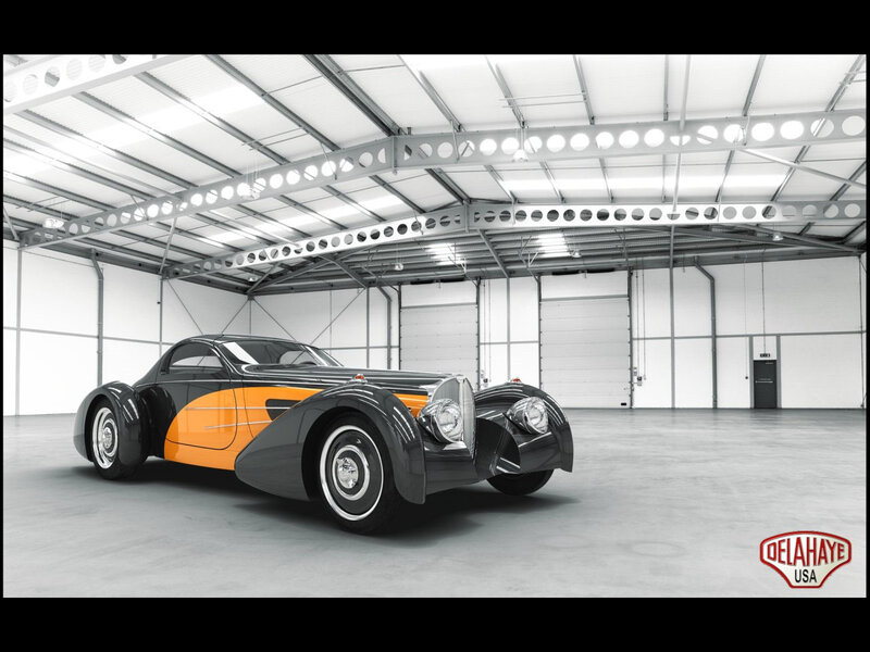 Black and Orange Car — Dramatic, 3d Render