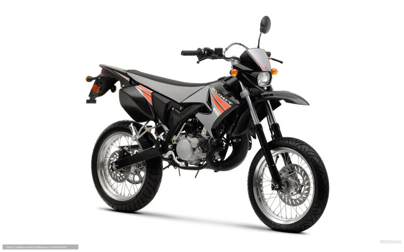 black and orange dirt bike