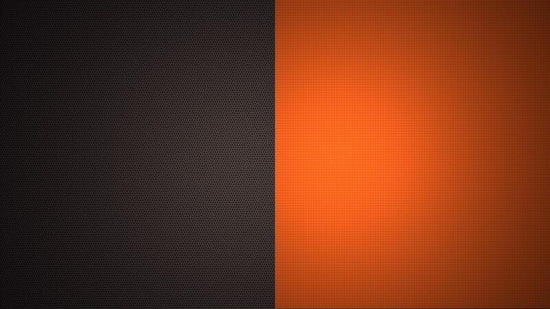 Black and Orange Grid Pattern — Neutral