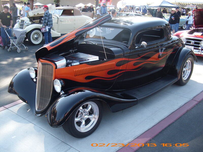 Black and Orange Hot Rod — Outdoor