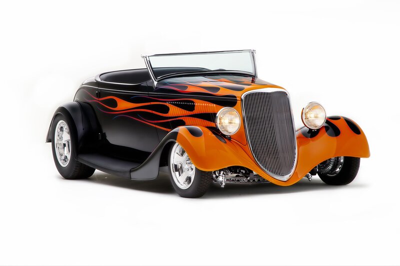 Black and Orange Hot Rod — Showcase