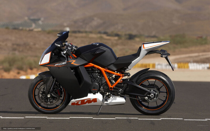 Black and Orange Motorcycle — Calm, Afternoon