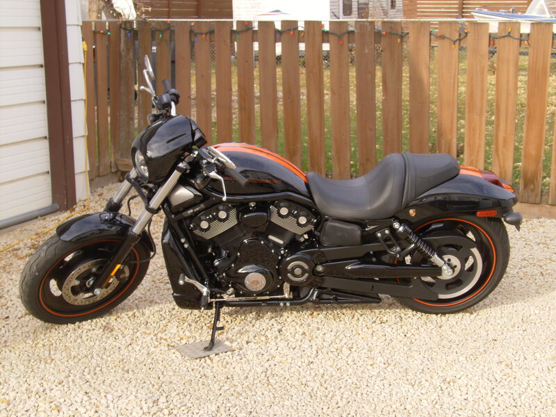 Black and Orange Motorcycle — Calm