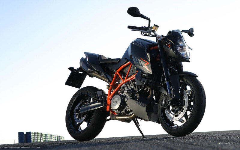 Black and Orange Motorcycle — Dramatic, Afternoon