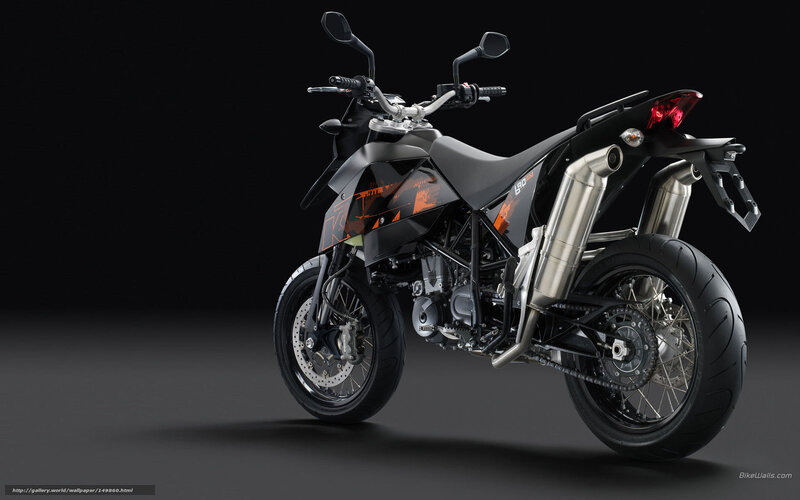 Black and Orange Motorcycle — Dramatic, Photograph